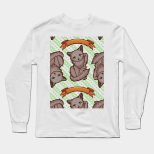 Kitty Final Boss Pattern Long Sleeve T-Shirt